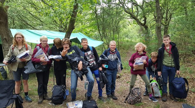 Scouts zomerkamp in Zandvoort